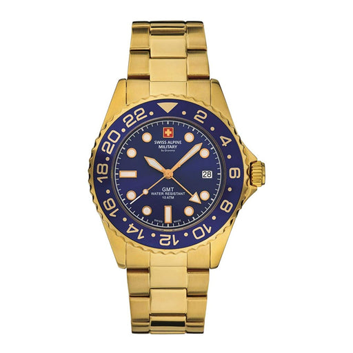 Swiss Alpine Military GMT 7052.1115SAM Ανδρικό ρολόι Online σε Προσφορά Outlet Καταστήματος με μεγάλη έκπτωση και στην καλύτερη τιμή