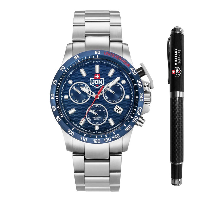 JDM Military Charlie ll JDM-WG017-02 Ανδρικό ρολόι Online σε Προσφορά Outlet Καταστήματος με μεγάλη έκπτωση και στην καλύτερη τιμή Chronograph Gift Set