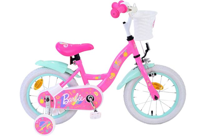 Barbie Children's Bicycle - Girls - 14 inch - Pink