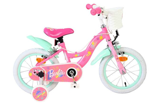 Barbie Kids' Bicycle - Girls - 14 inch - Pink - Two hand brakes