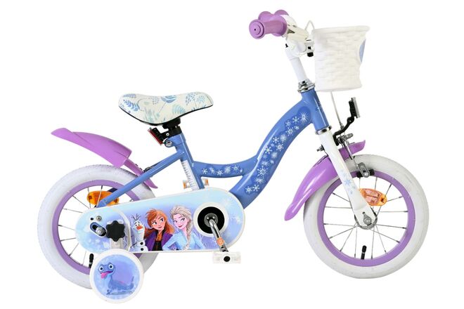 Disney Frozen 2 Children's Bicycle - Girls - 12 inch - Blue/Purple