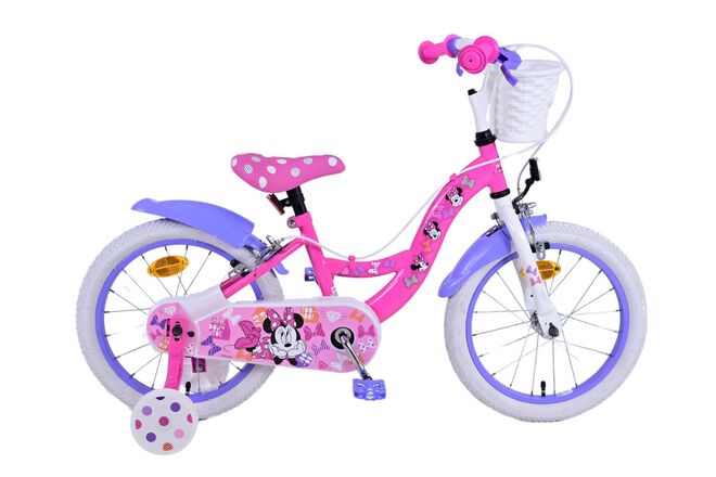 Disney Minnie Children's Bicycle - Girls - 16 inch - Pink - Two hand brakes