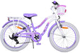 Volare Lovely Children's Bicycle - Girls - 20 inch - Purple - 7 gears