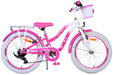 Volare Lovely Children's Bicycle - Girls - 20 inch - Pink - 7 gears