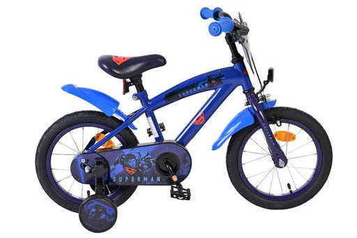 Superman Children's Bike - Boys - 14 inch - Blue