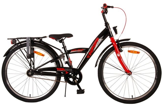 Volare Thombike Children's Bicycle - Boys - 24 inch - Black Red
