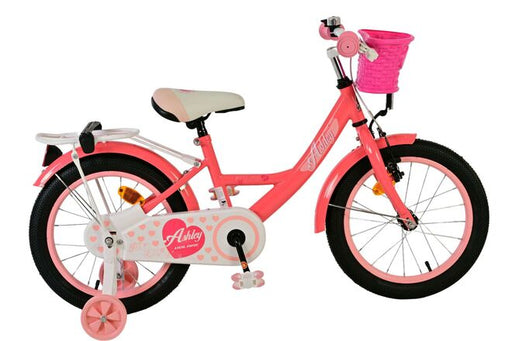 Volare Ashley Children's Bicycle - Girls - 16 inch - Pink/Red