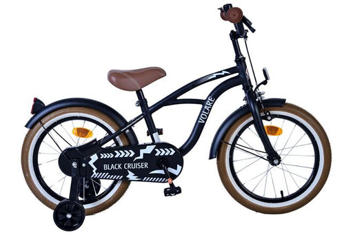 Volare Black Cruiser Children's Bicycle - Boys - 16 inch - Black