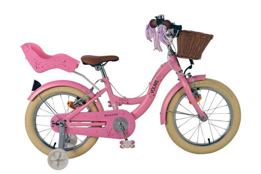Volare Blossom Children's Bicycle - Girls - 16 inch - Pink - Two Hand Brakes
