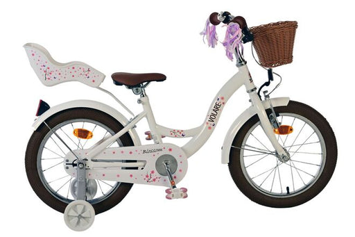 Volare Blossom Children's Bicycle - Girls - 16 inch - White