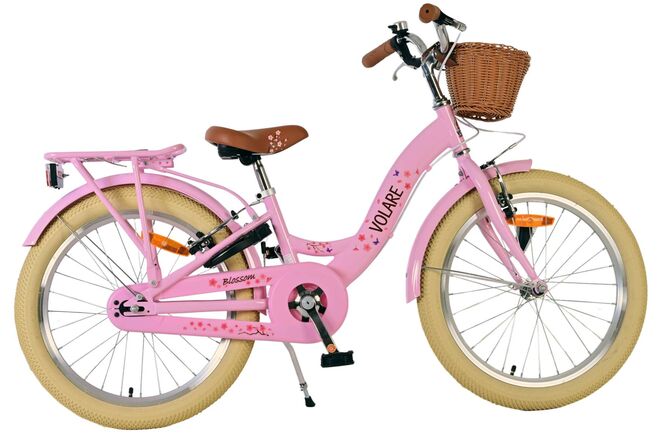 Volare Blossom Children's Bicycle - Girls - 20 inch - Pink - Two hand brakes