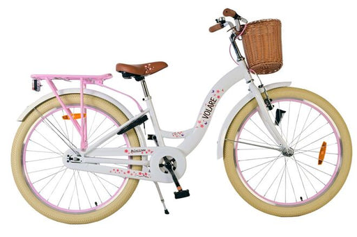 Volare Blossom Children's Bicycle - Girls - 24 inch - White
