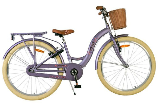 Volare Blossom Children's Bicycle - Girls - 26 inch - Purple - Two hand brakes