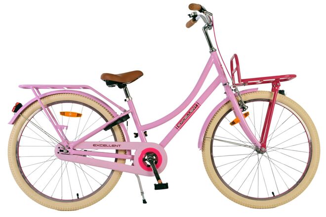 Volare Excellent Children's Bicycle - Girls - 24 inch - Pink