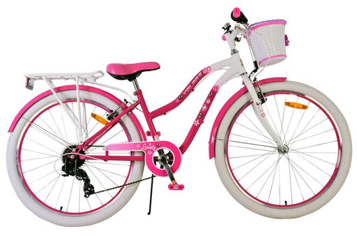 Volare Lovely Children's Bicycle - Girls - 26 inch - Pink - 7 speed