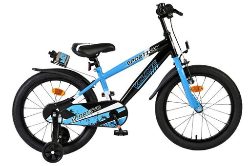 Volare Sportivo Children's Bicycle - Boys - 18 inch - Blue Black