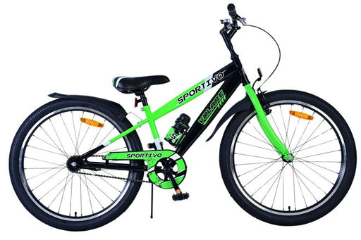 Volare Sportivo Children's Bicycle - Boys - 24 inch - Black Green