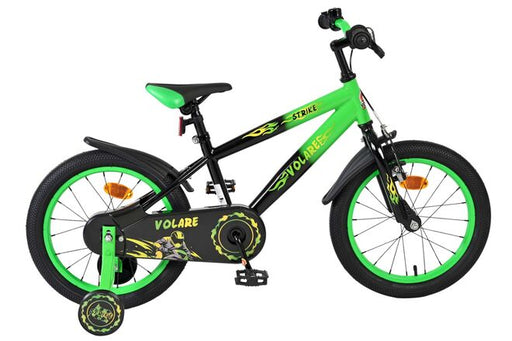 Volare Strike Children's Bike - Boys - 16 inch - Black Green
