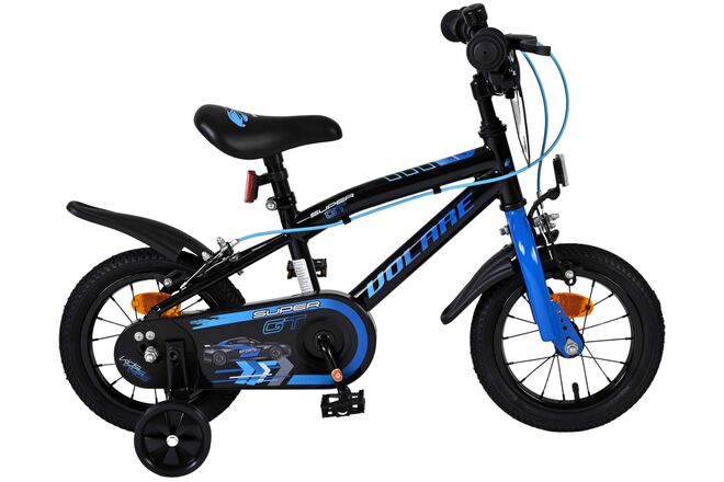 Volare Super GT Children's Bicycle - Boys - 12 inch - Blue - Two hand brakes