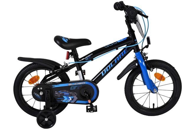 Volare Super GT Children's Bicycle - Boys - 14 inch - Blue - Two hand brakes