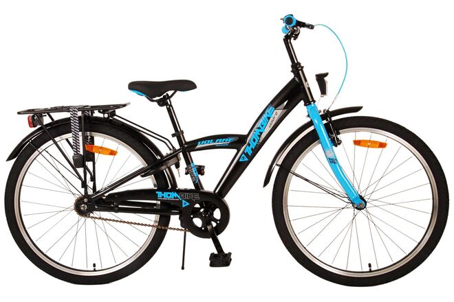 Volare Thombike Children's Bicycle - Boys - 24 inch - Black Blue