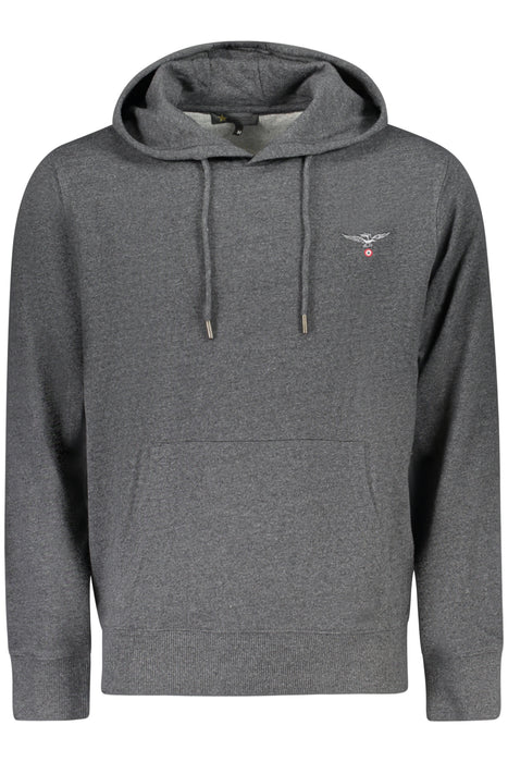 Military Academy Mens Gray Zip-Up Sweatshirt