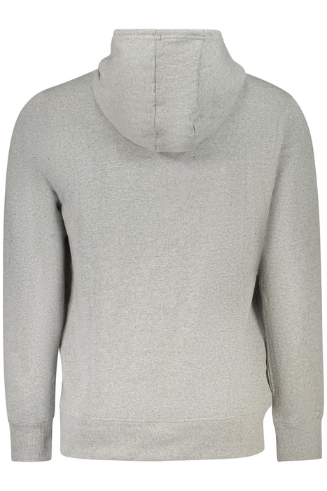 Military Academy Mens Gray Zip-Up Sweatshirt
