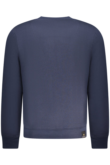Military Academy Mens Blue Zip-Up Sweatshirt
