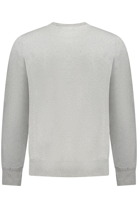 Military Academy Mens Zip-Up Sweatshirt, Grey