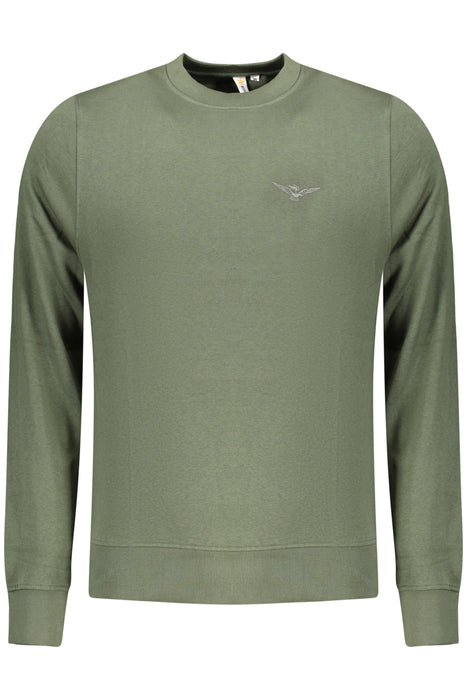 Military Academy Mens Zip-Up Sweatshirt, Green