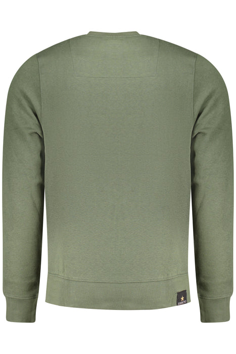 Military Academy Mens Zip-Up Sweatshirt, Green
