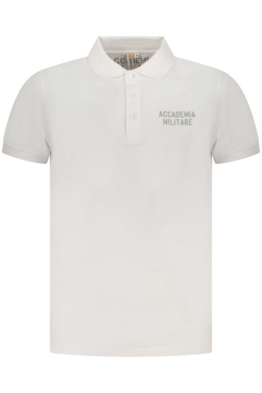 Military Academy Mens Short Sleeve Polo White