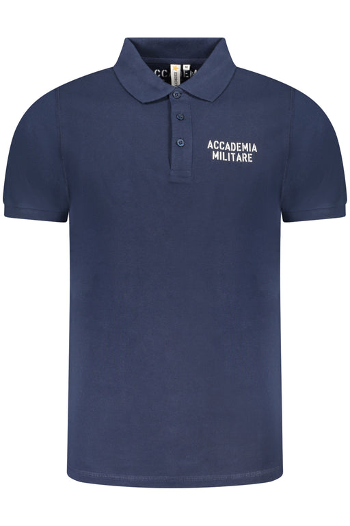 Military Academy Mens Blue Short Sleeve Polo