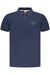 Military Academy Mens Blue Short Sleeve Polo