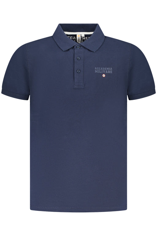 Military Academy Mens Blue Short Sleeve Polo