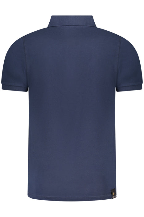 Military Academy Mens Blue Short Sleeve Polo