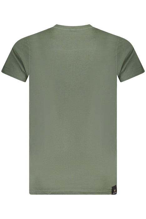 Military Academy Short Sleeve T-Shirt Men Green