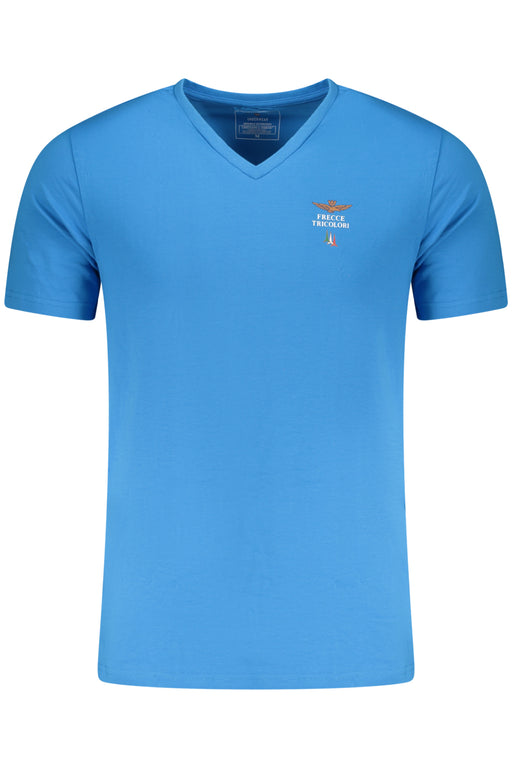 Aeronautica Militare Mens Light Blue Outerwear T-Shirt