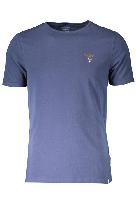 Aeronautica Militare Mens Blue Outdoor T-Shirt