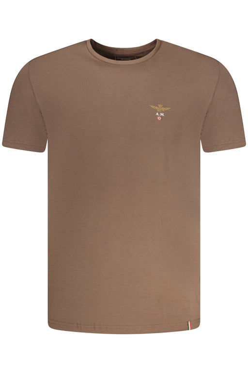 Aeronautica Militare Mens Brown Outerwear T-Shirt