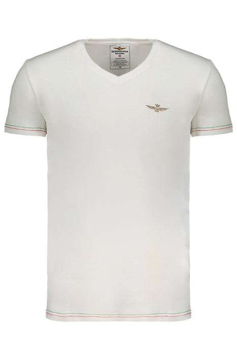 Aeronautica Militare Mens White Short Sleeve T-Shirt