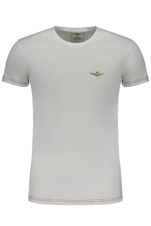 Aeronautica Militare Mens White Short Sleeve T-Shirt