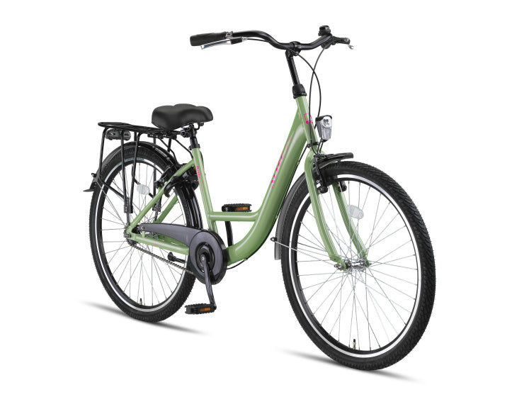 Belle 26 Inch Girls Rim Brakes Light Green,