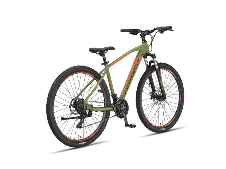 Camaro MTB 27.5 Inch 45 cm Unisex 21SP Mechanical disc brake Army Green/Red,