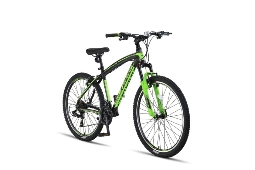 Camaro MTB 27.5 Inch 45 cm Unisex 21SP Rim Brakes Black/Green,