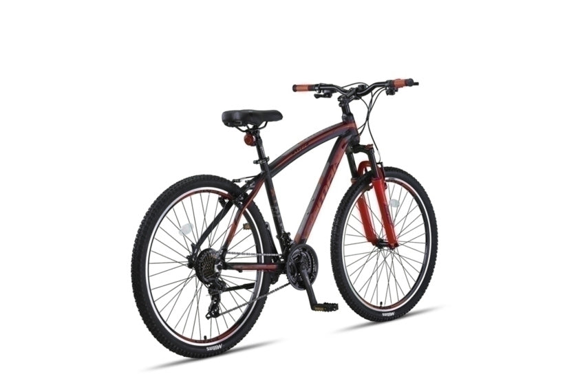 Camaro MTB 27.5 Inch 45 cm Unisex 21SP Rim Brakes Black/Red,