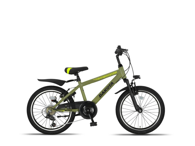 Dakota MTB 20 Inch Boys 7SP Rim Brakes Army Green, Online σε Προσφορά Outlet Καταστήματος με μεγάλη έκπτωση και στην καλύτερη τιμή