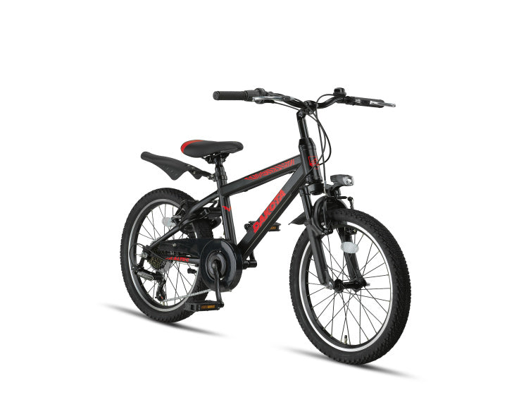 Dakota MTB 20 Inch Boys 7SP Rim Brakes Black,