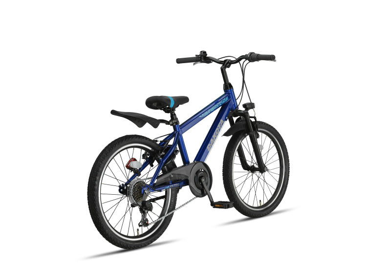 Dakota MTB 22 Inch Boys 7SP Rim Brakes Navy,