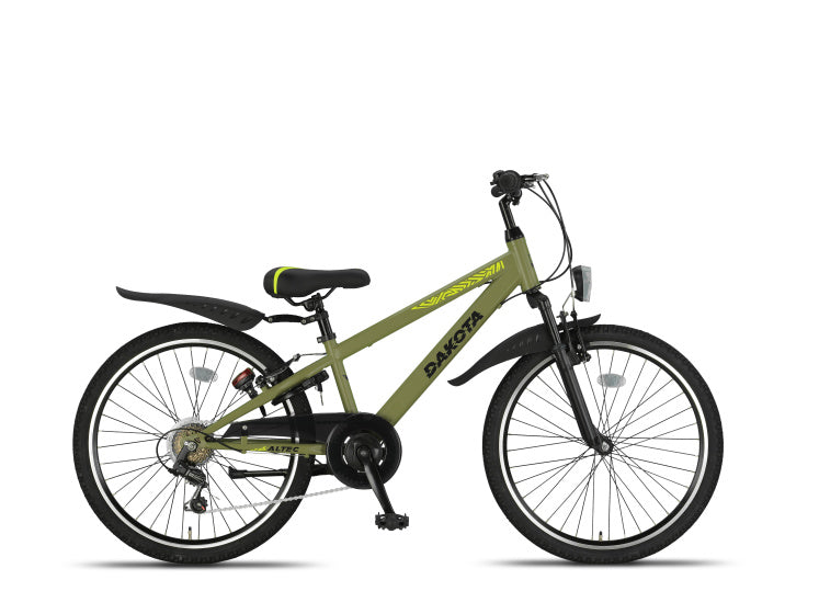 Dakota MTB 24 Inch Boys 7SP Rim Brakes Army Green, Online σε Προσφορά Outlet Καταστήματος με μεγάλη έκπτωση και στην καλύτερη τιμή